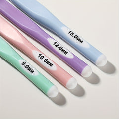4pcs Crochet Hooks Set Ergonomic Needle for Crocheting Knitting Shawl Blanket