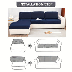 Solid Jacquard Sofa Cover Universal Slipcover Elastic Chair Covers