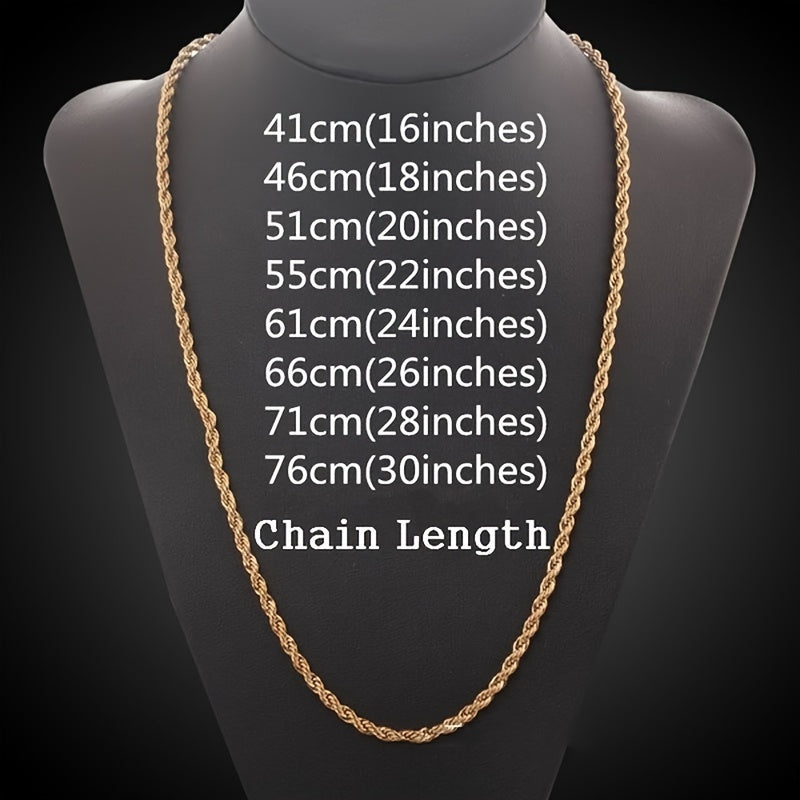 Golden Plated Silver Twist Necklace Bracelet Set