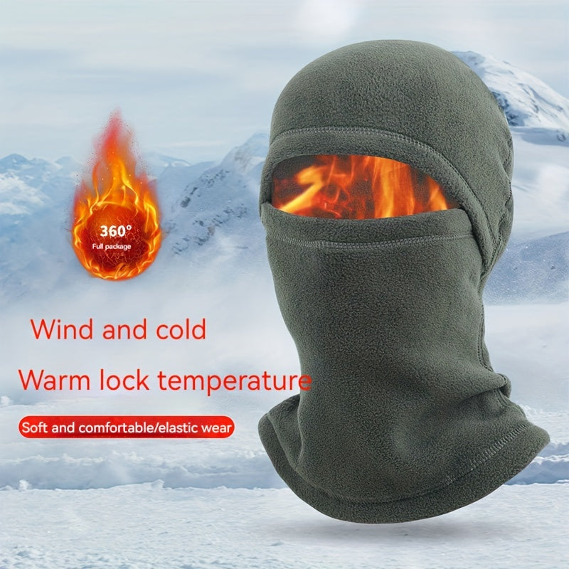Unisex Winter Polar Fleece Warm Pullover Hat