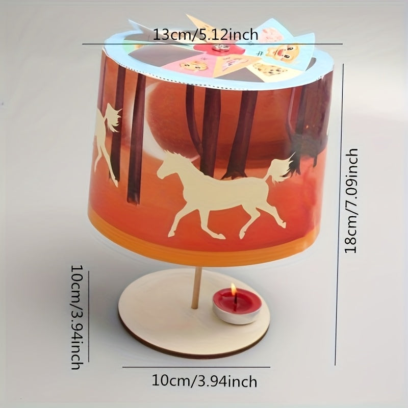 DIY Carousel Kit Science Experiment Tool Enhances Creativity Hands On Skills