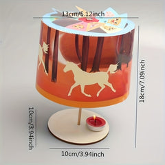 DIY Carousel Kit Science Experiment Tool Enhances Creativity Hands On Skills