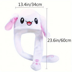 LED Illuminated Plush Rabbit Hat Role Playing Party Holiday Halloween