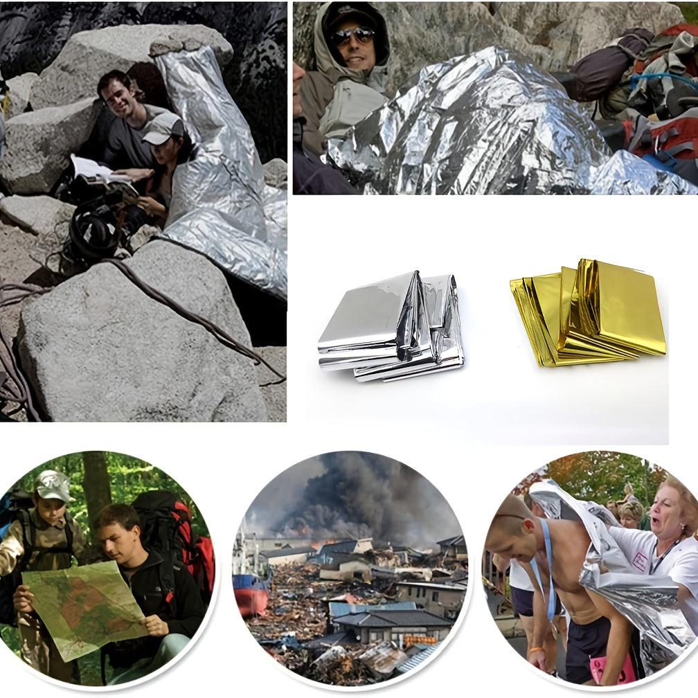 Emergency Thermal Insulation Blanket Outdoor Survival Tool