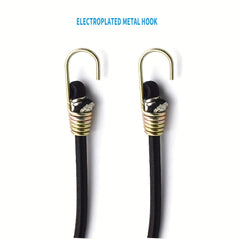 15pcs Heavy Duty Bungee Cords 12in Mini with Hooks - Camping, Cars, Bicycles