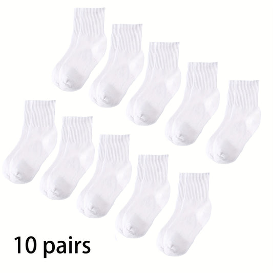 10 Pairs Kids Thickened Warm Socks for Autumn Winter