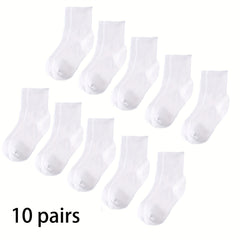 10 Pairs Kids Thickened Warm Socks for Autumn Winter