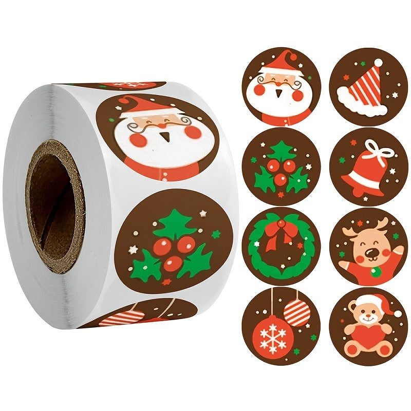 500pcs Christmas Holiday Adhesive Sticker Labels