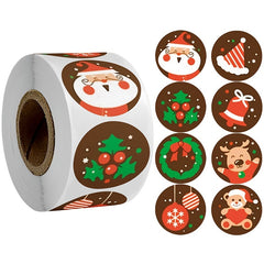 500pcs Christmas Holiday Adhesive Sticker Labels