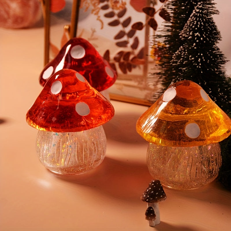 Resin Mushroom Decor Jar Mold With Lid