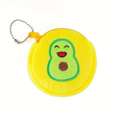 Children's Avocado Plush Coin Purse School Bag Pendant