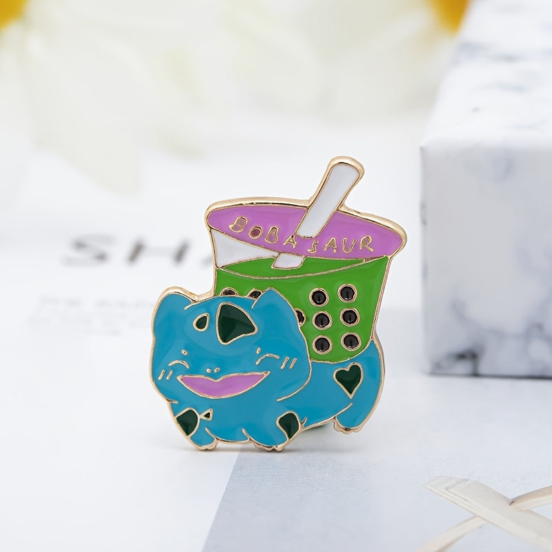 Men's Bubble Tea Lapel Pin