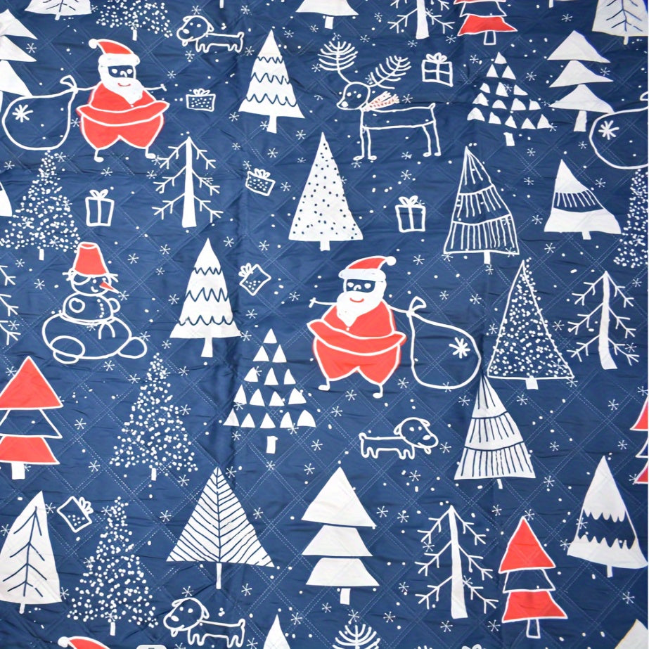 Large Picnic Blanket Christmas Style Waterproof Foldable Mat
