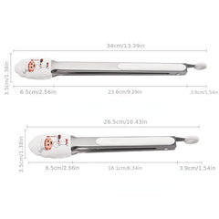 Stainless Steel Food Clip for Kitchen Camping Picnic