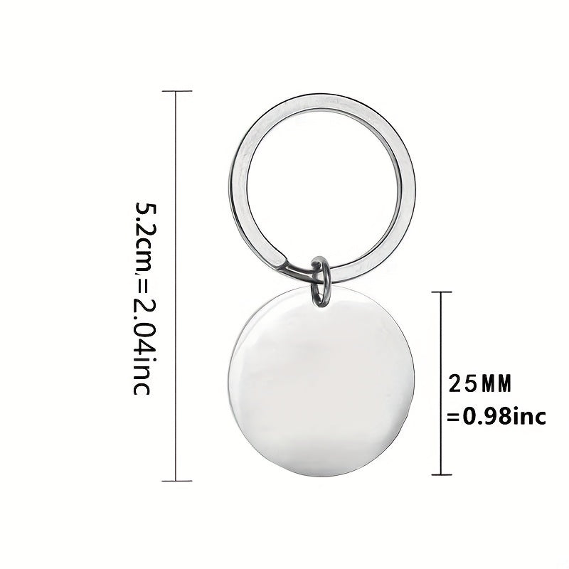 Stainless Steel Thank You Keychain For Teachers Graduation