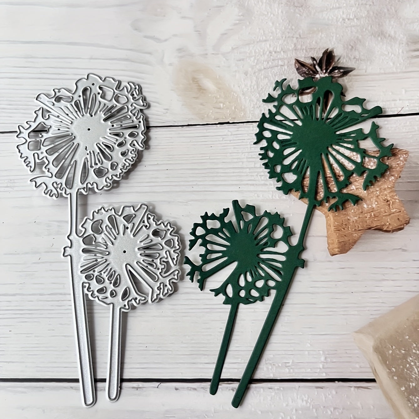 Dandelion Pattern Die Cuts Metal for Scrapbook DIY Craft Paper Card