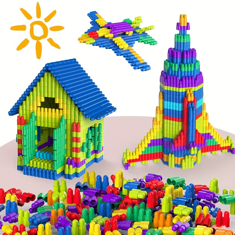 Rocket Bullet Blocks for Kids DIY Play Enhances Creative Thinking
