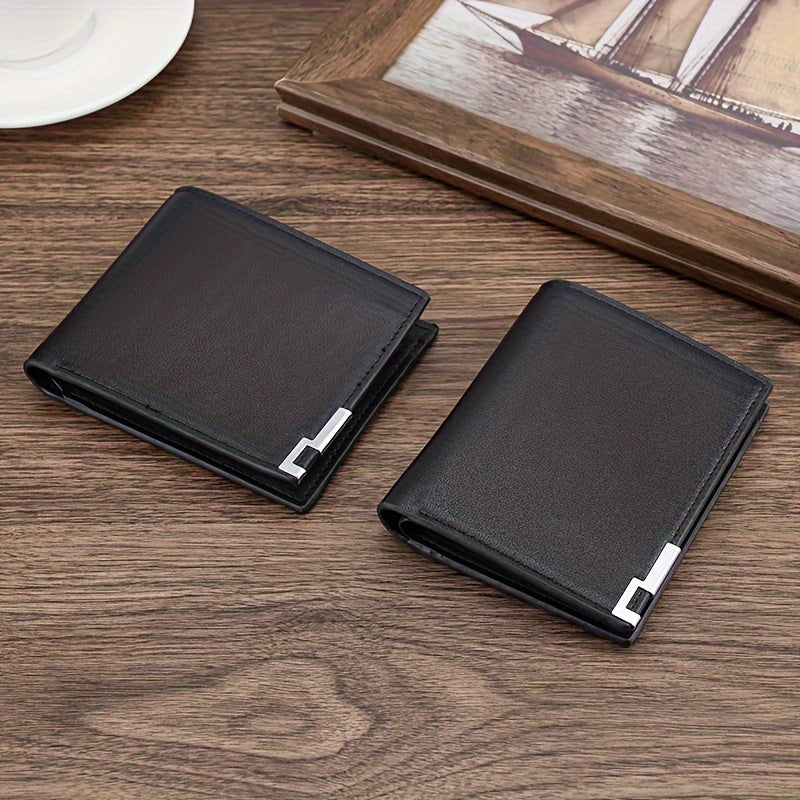 Men's Wallet Large Capacity Money Clip Card Holder