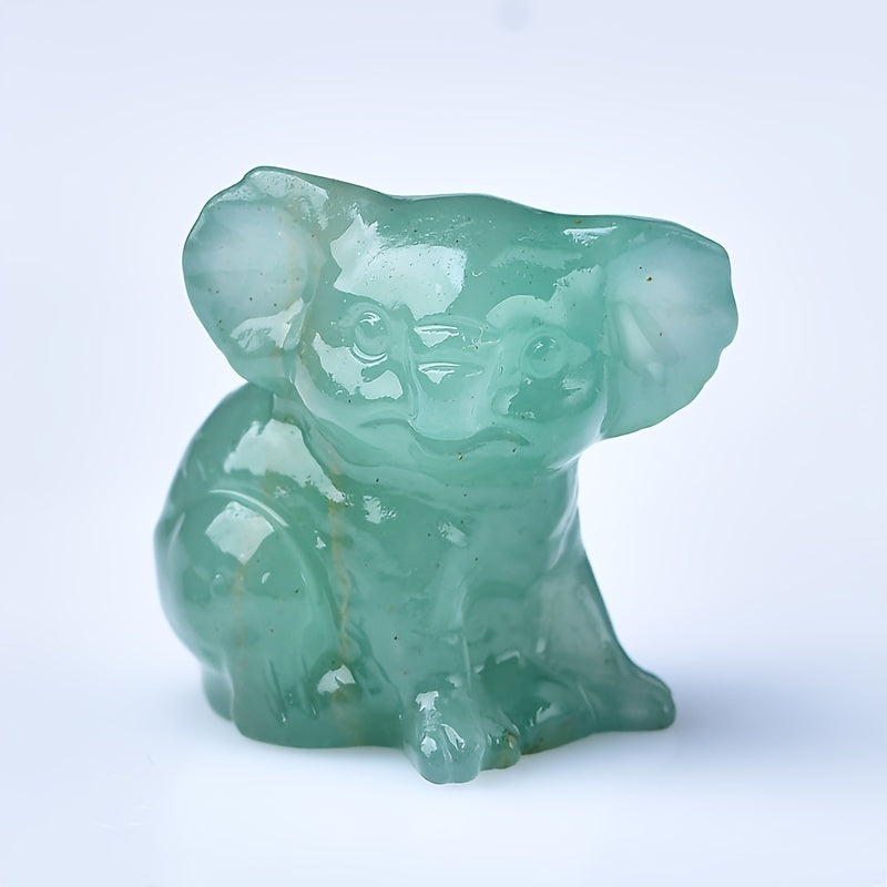 Crystal Carved Koala Stone For Healing Home Decor