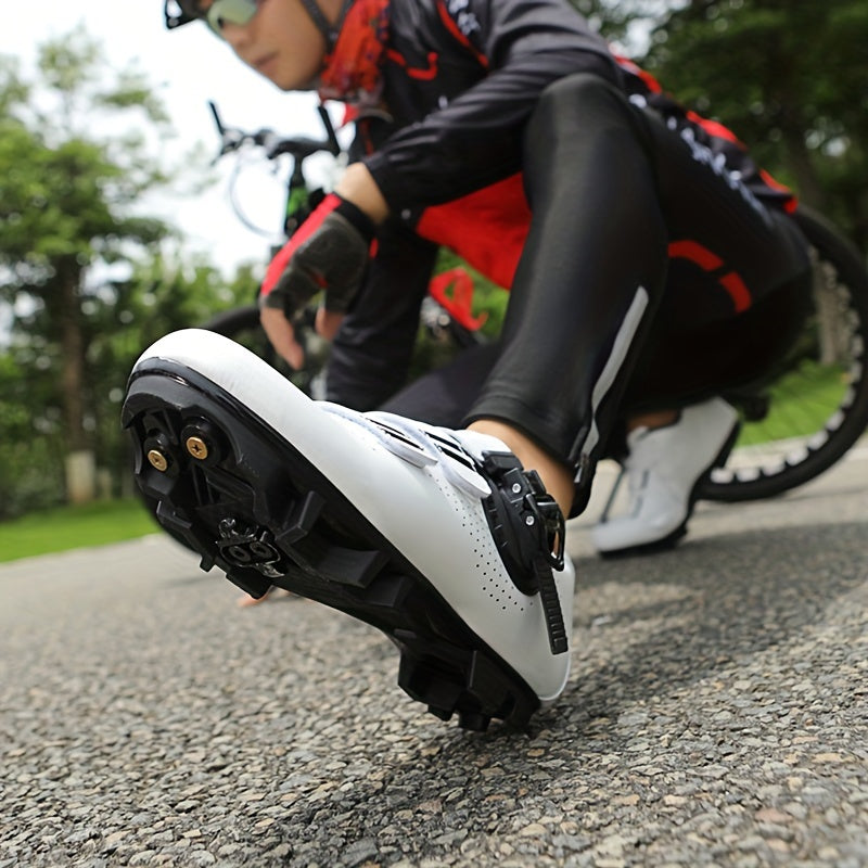 Men's Cycling Sneakers SPD Cleat Compatible Breathable Sport Shoes