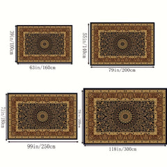 Vintage Boho Kitchen Rug European Style Classical American Style Blanket