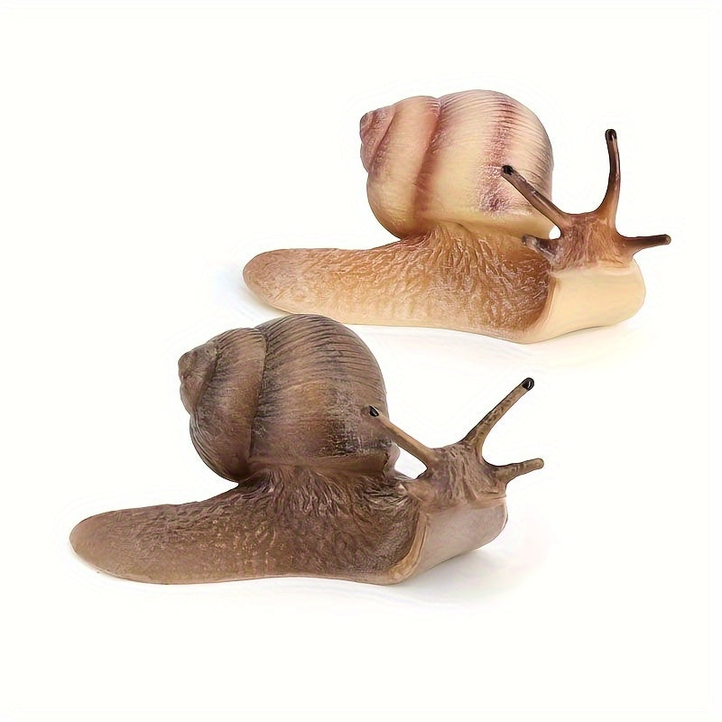 Snail Figurine PVC Desk Decor Animal Shaped Statue Home Office Decoration