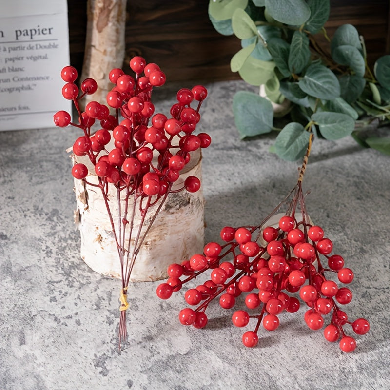 10pcs Christmas Simulation Berry Artificial Berries Party Table Decoration