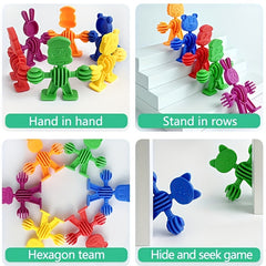 Large Animal Building Blocks Set for Kids, 60pcs
