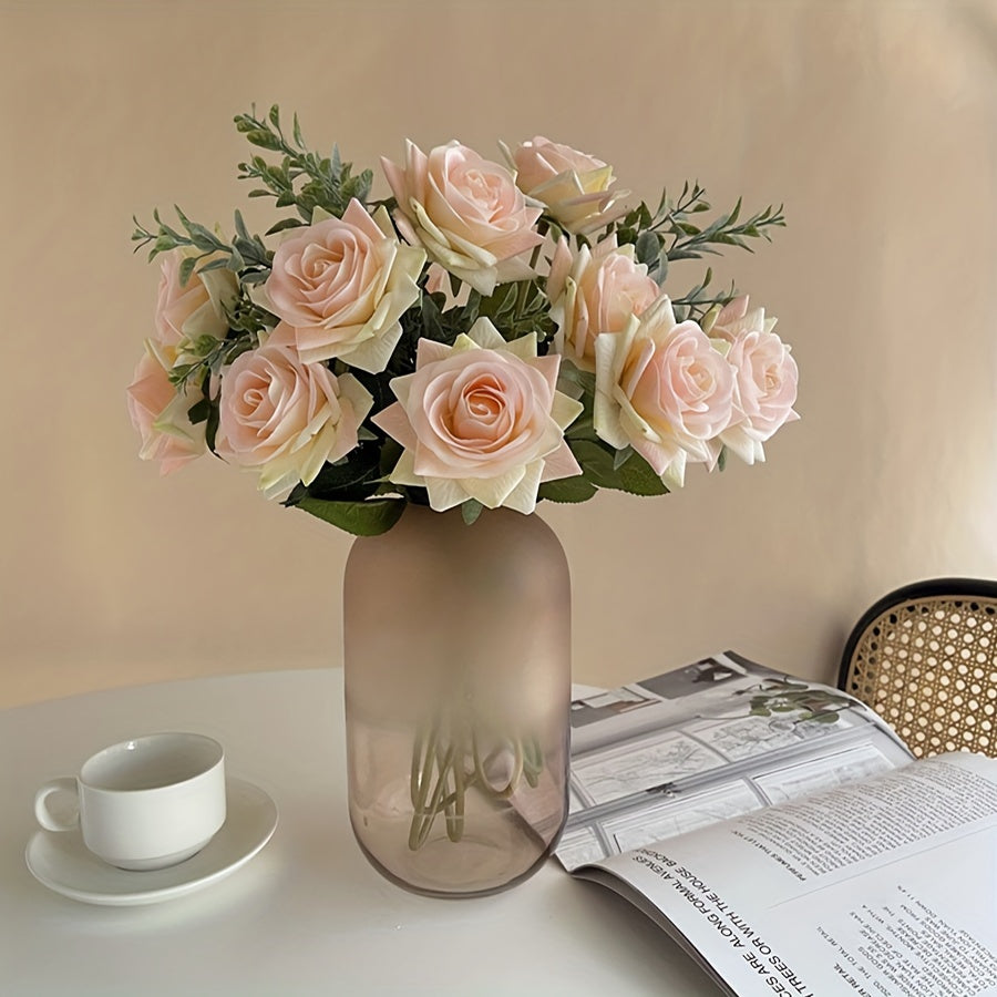 6pcs Hand Moisturizing Roses Bouquet Wedding Decoration