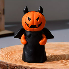 Halloween Pumpkin Figurines Set Resin Collectible Statuettes