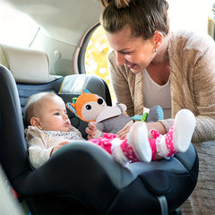 Fox Rattle Plush Car Seat Travel Toy for Toddler