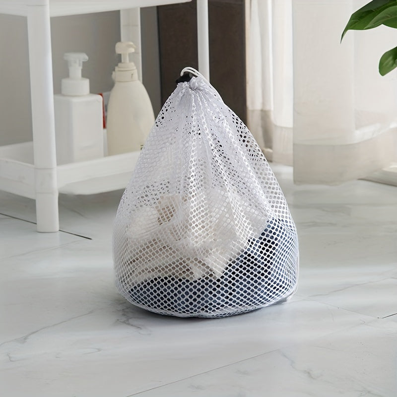 Mesh Protective Bag for Delicates Laundry, Drawstring Wash Bag