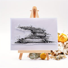Field Road Transparent Silicone Stamp for DIY Scrapbooking
