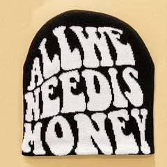 Fashionable Ear Protection Sport Knit Beanie Hat Autumn Winter Warm Ski Hat