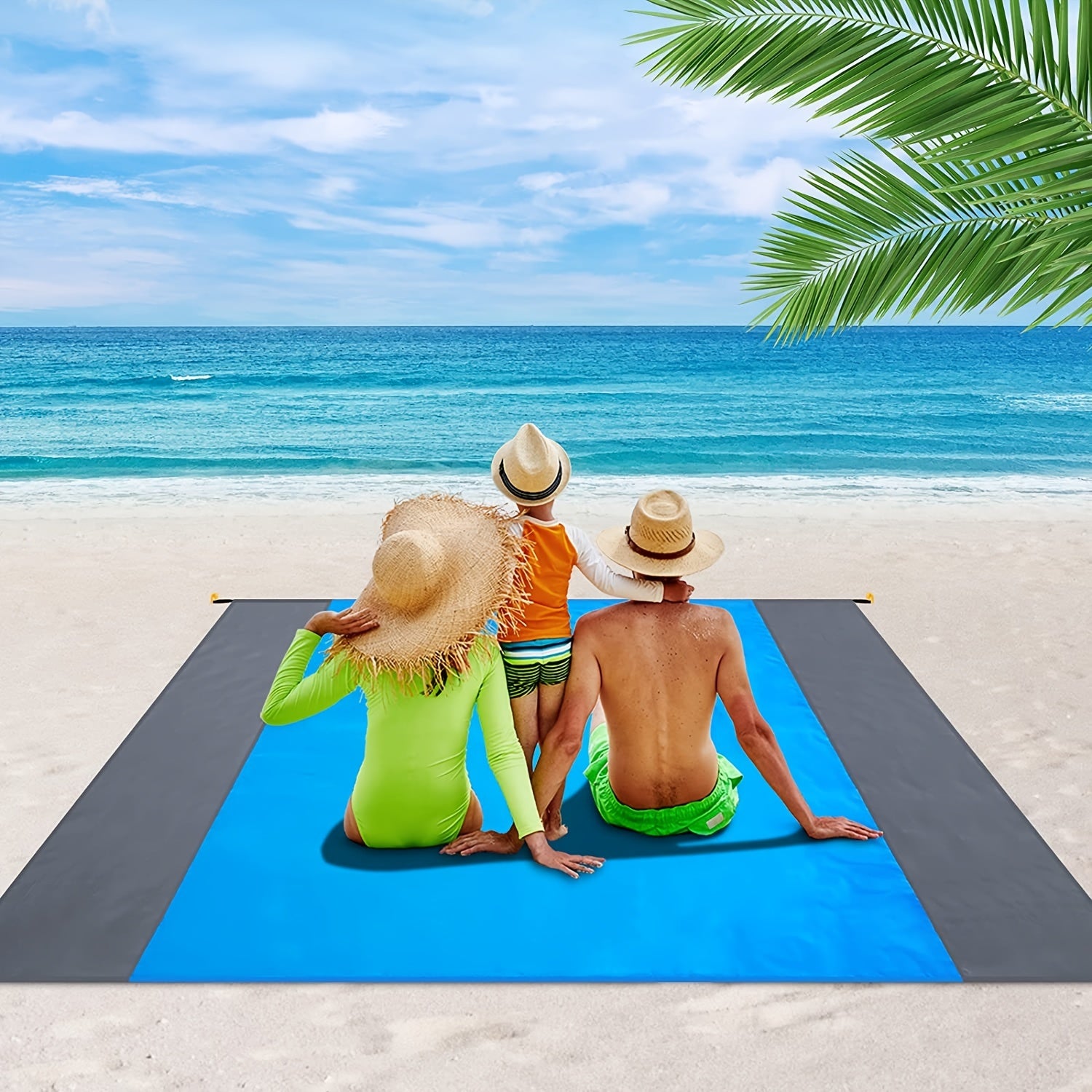 Waterproof Beach Mat Sandproof Quick Drying Compact Folding Pad