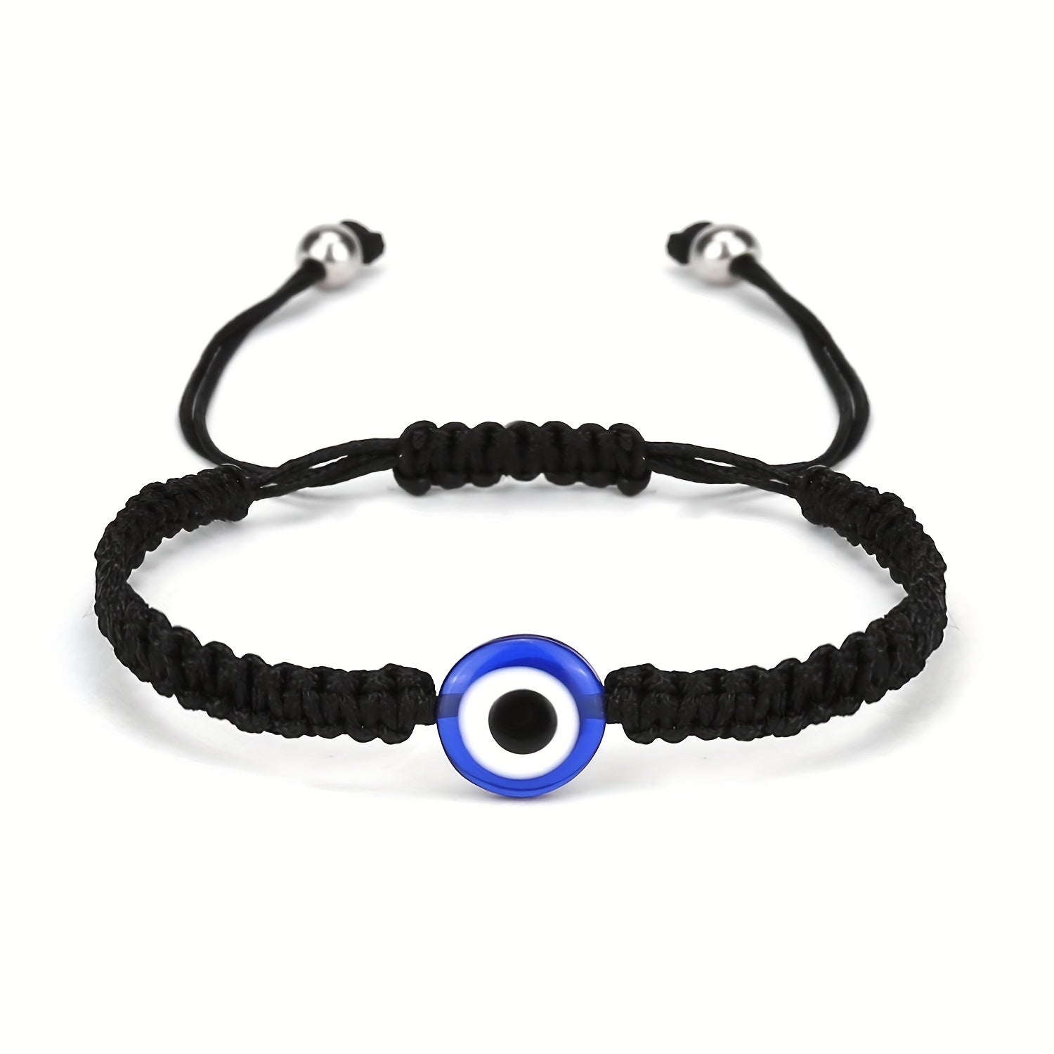 Devil's Eye Theme Braided Anklet Adjustable Ankle Bracelet