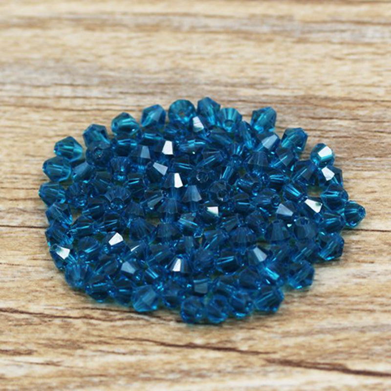 300 90pcs 4mm Bicone Crystal Beads DIY Jewelry Making