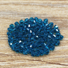 300 90pcs 4mm Bicone Crystal Beads DIY Jewelry Making