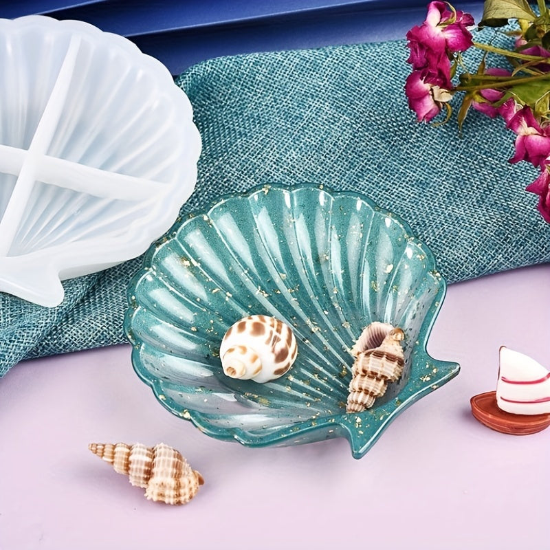 Resin Mold for Shell Jewelry Tray and Soap Storage