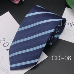 Men's Striped Jacquard Polyester Silk Tie