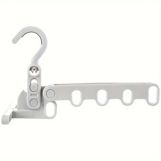 Foldable Travel Hanger Clothes Drying Rack with 5 Holes
