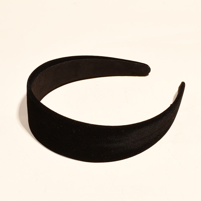 Vintage Velvet Hairband Wide Headband for Women and Girls