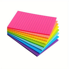 Fluorescent Mini Note Sticker 40 Pages Horizontal Line Book