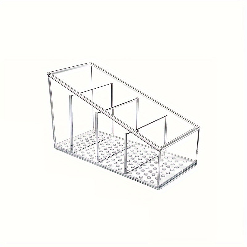 Transparent Acrylic Remote Control Holder for Organizing Makeup Brushes, Pens