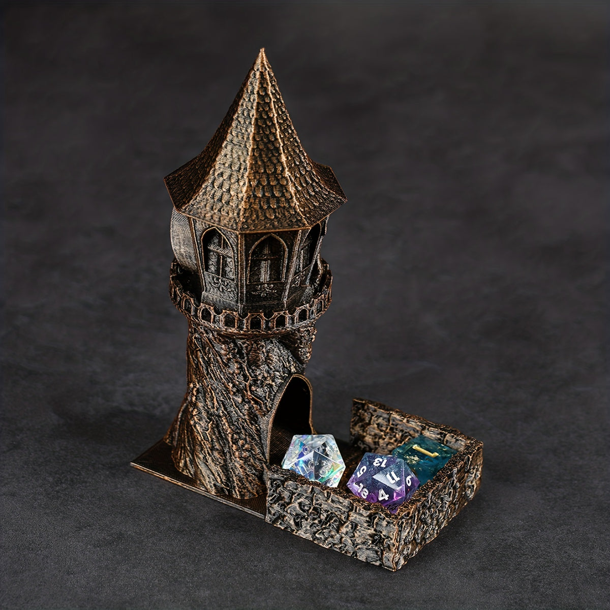 Tree Dice Tower Easy Roll Dice Ideal For RPG Enthusiasts