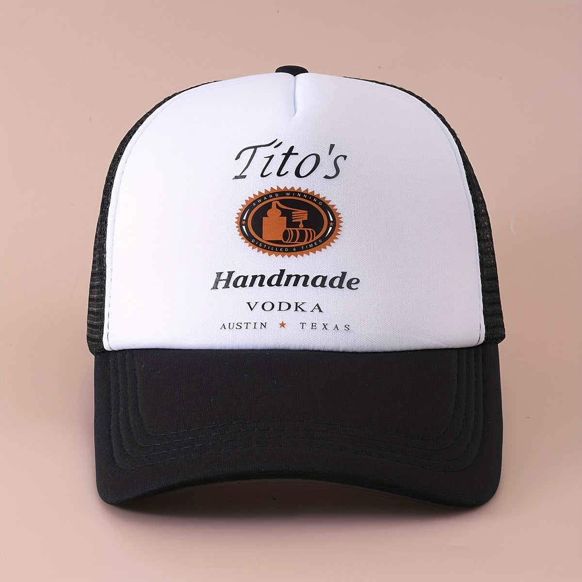 Vintage Beer Printed Baseball Cap Unisex Trucker Hat