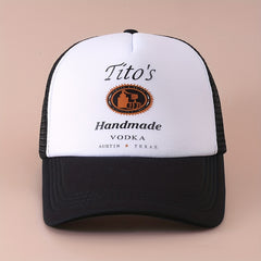 Vintage Beer Printed Baseball Cap Unisex Trucker Hat