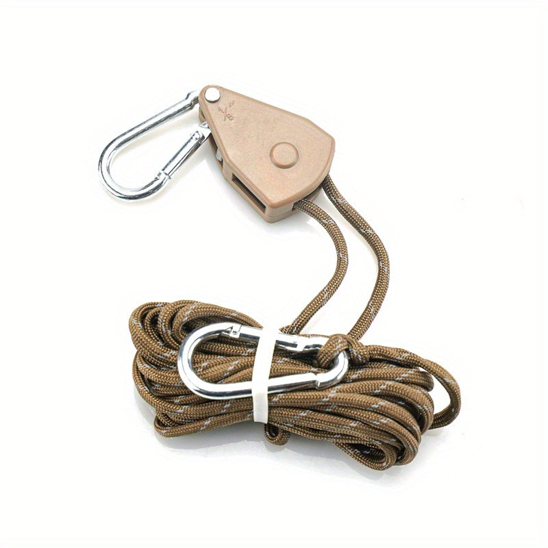 Adjustable Windproof Rope w/ Fixed Buckle for Hiking & Camping