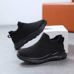Boy's Knit Breathable Sock Shoes Soft Sole Sneakers Non Slip