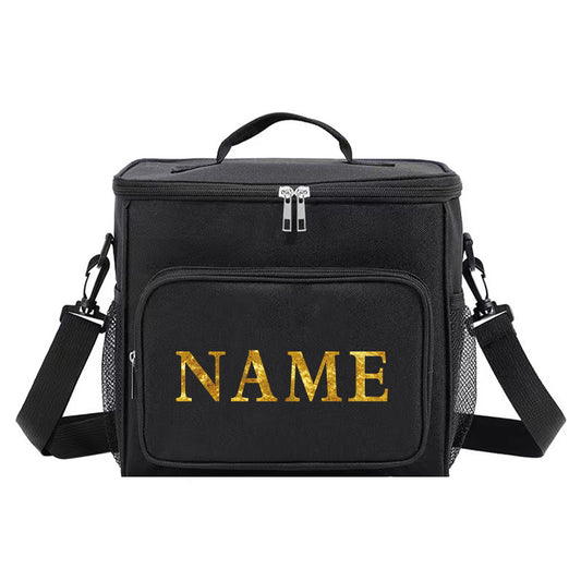 Customizable Thermal Cooler Tote Bag Canvas Insulated Lunch Bag